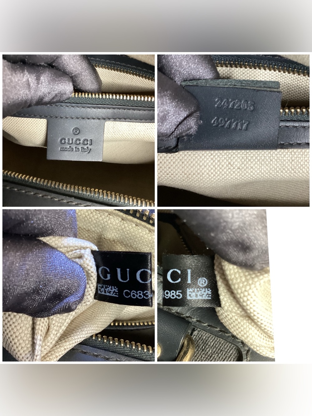 Green Gucci Suede Web Satchel Leather - Picture 7 of 16